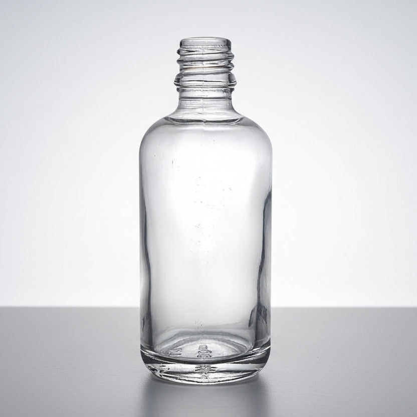100ml Clear Glass Bottle (18mm Neck)