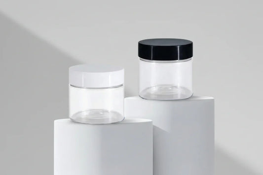 50GM Acrylic Jar with Black & White Cap