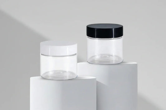 15GM Acrylic Jar with Black & White Cap