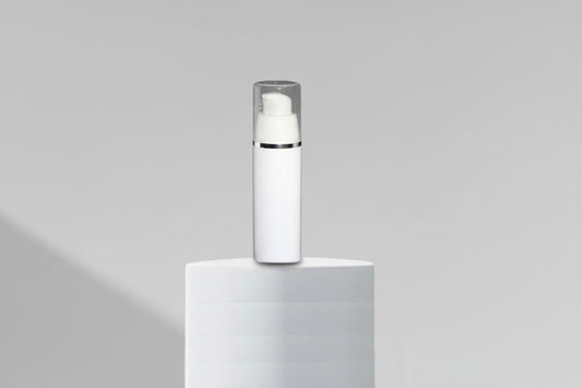 50ml PP Airless Bottle with Silver Line