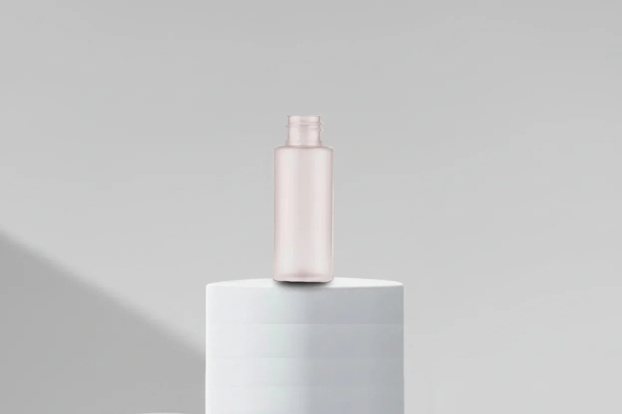 100ML Sleek Transparent Cosmetic Plastic Bottle 24mm