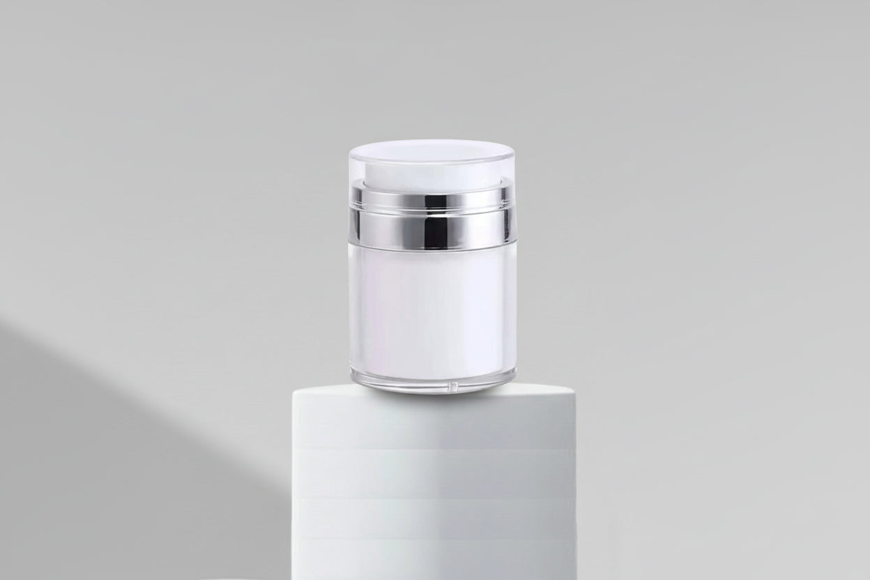 Aesthetic Pack 50GM Button Press Airless Pump Jar