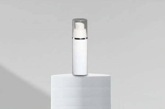 15ml PP Airless Bottle with Silver Line