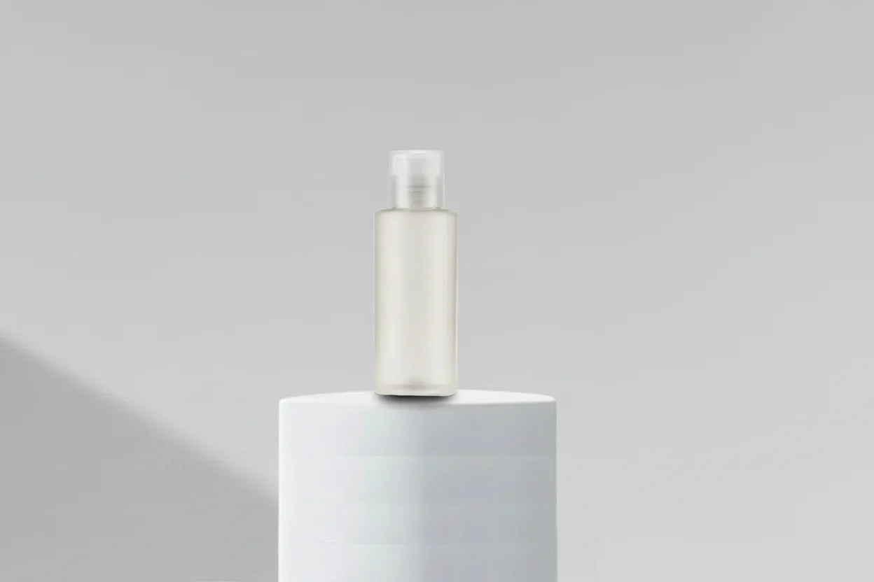 60ML Sleek White Color Cosmetic Plastic Bottle 24mm