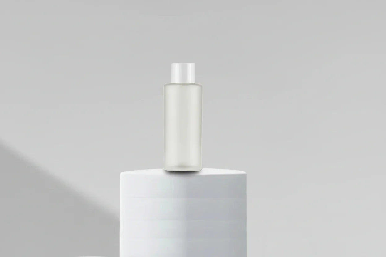 200ML Sleek White Color Cosmetic Plastic Bottle 24mm