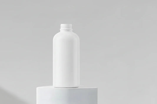 200ML Boston Milky White Plastic Bottle 24mm