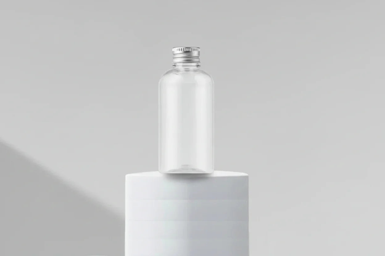 200ML Boston Transparent Plastic Bottle 24mm