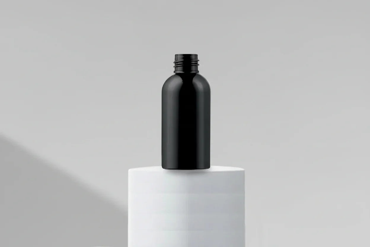 50ML Avon Black Plastic Bottle 19mm