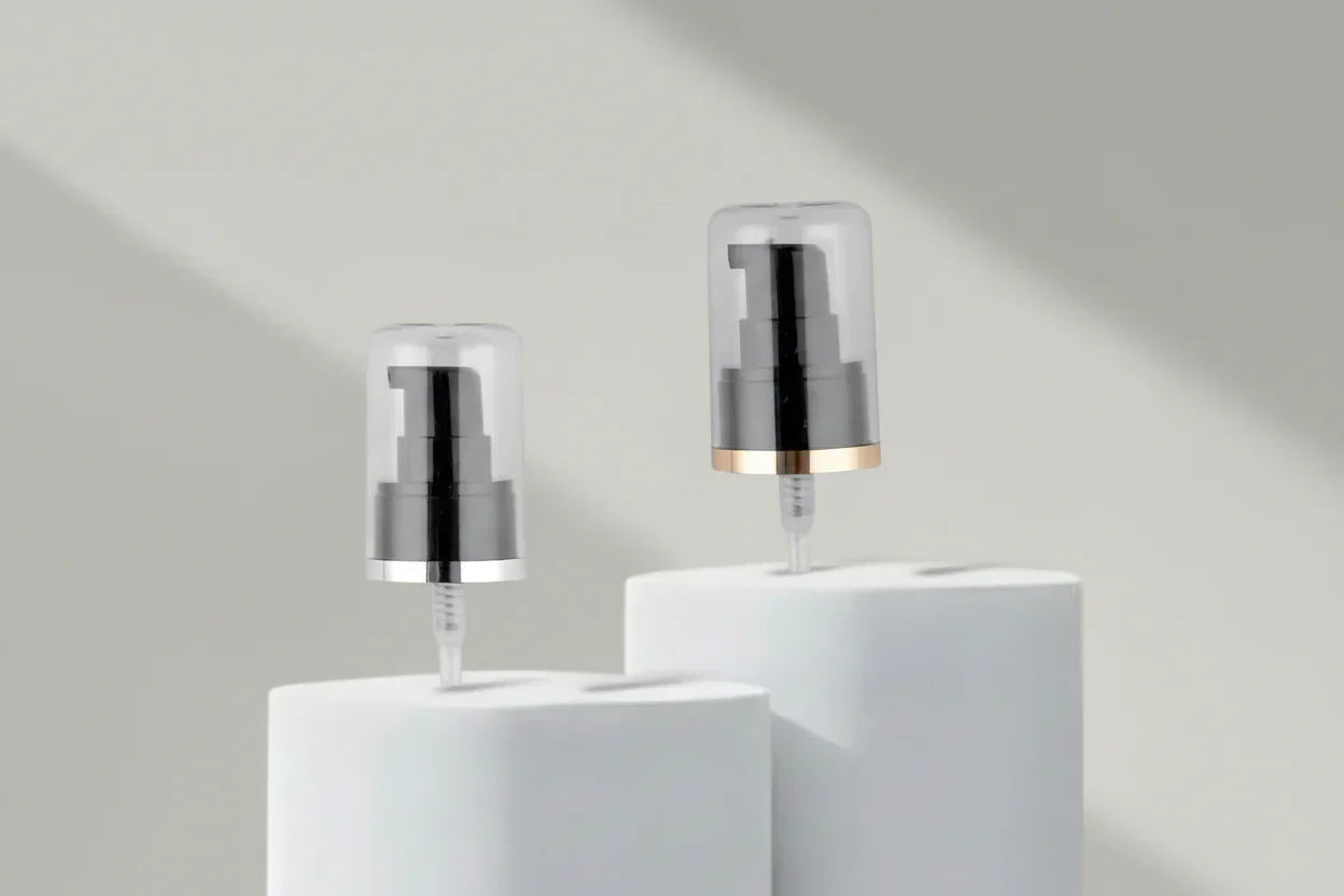20mm AS Lotion Pump with Transparent Cap