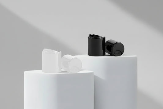 20mm Disc Top Cap – Black & White
