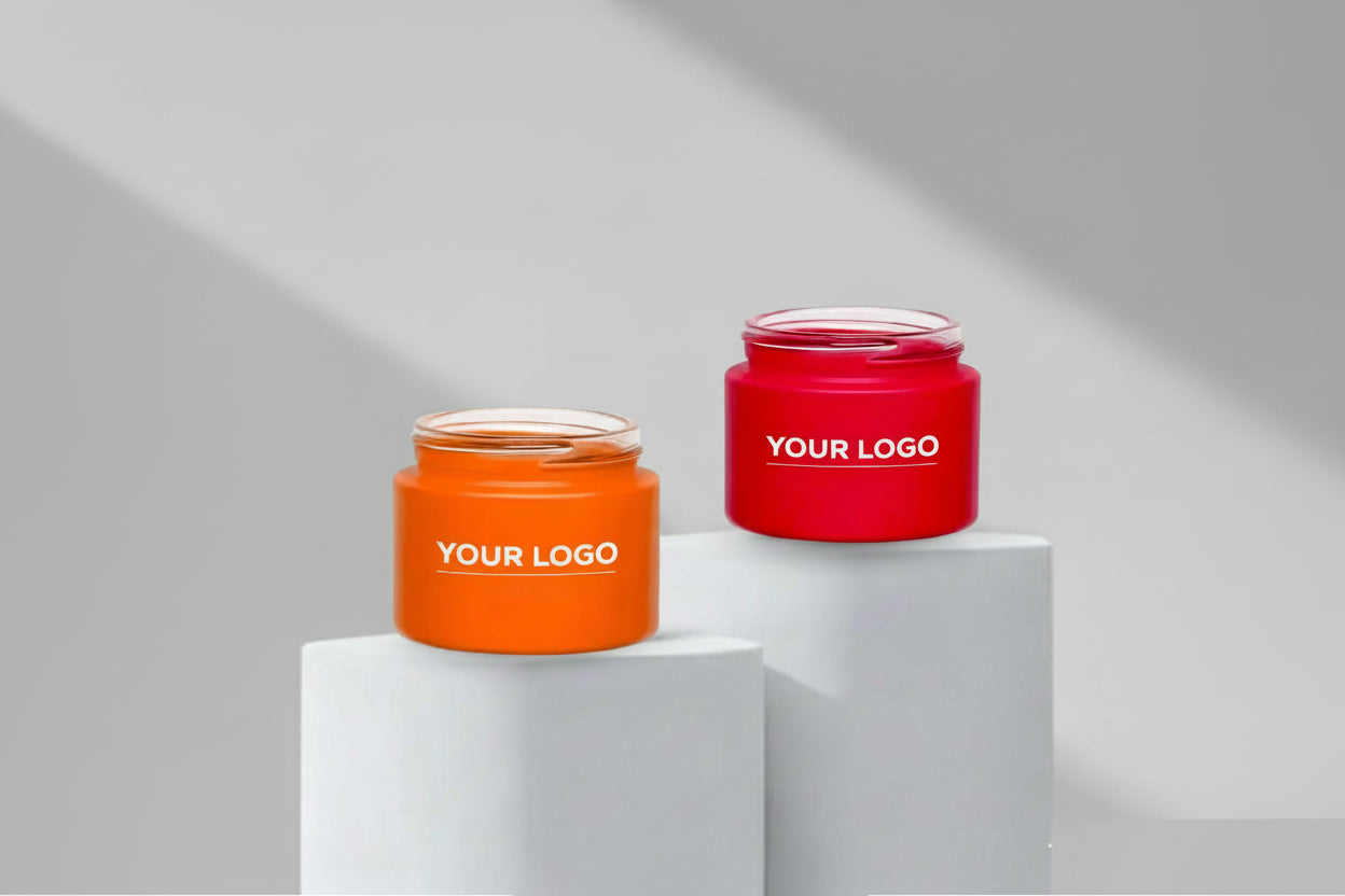 50g Customizable Coated Glass Jar