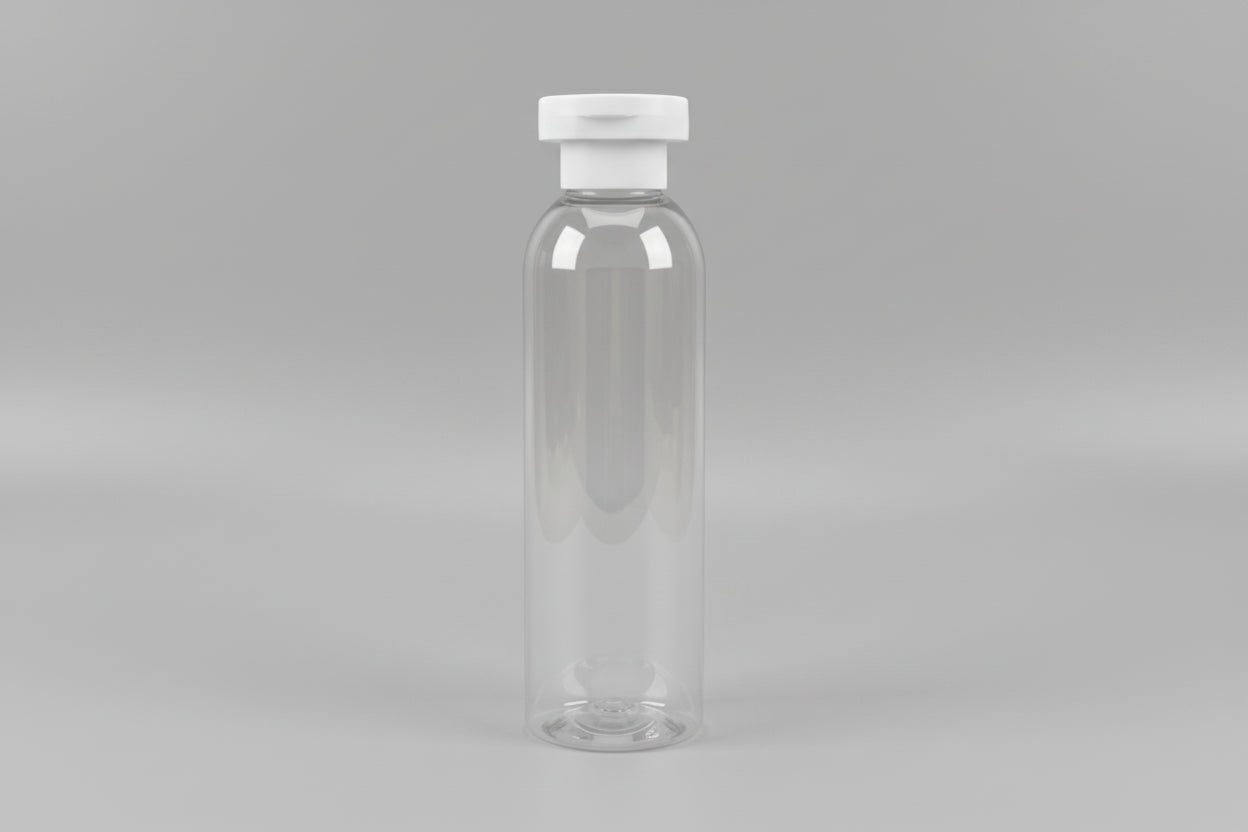 120ML Avon PET Bottle with 24/410 Mushroom Flip-Top Cap