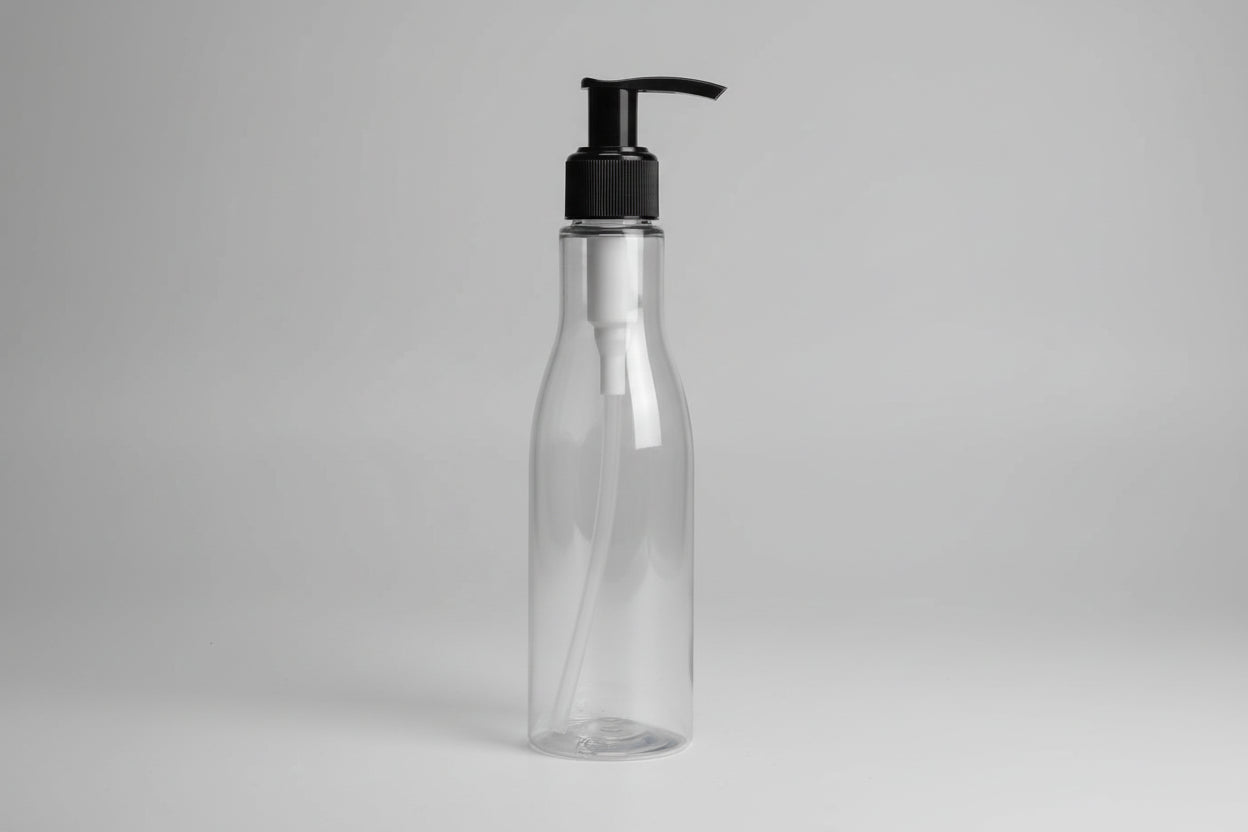 200ml PET ASTA Bottle with 24/410 Dispenser Pump