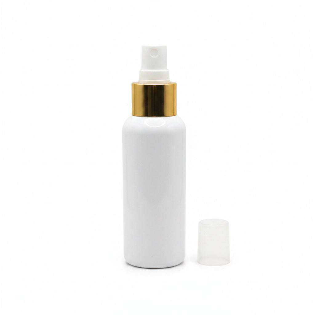Pet Bottle 100ML PET PG Amber Bottle with 24/410 Mist Pump – Ideal for Perfume, Hair & Skincare Sprays