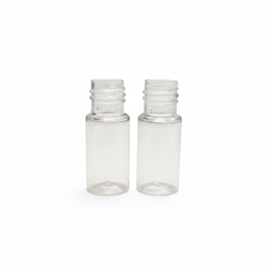 Pet Bottle 15ml JLI PET BOTTLE ROUND CLEAR - 20mm Neck