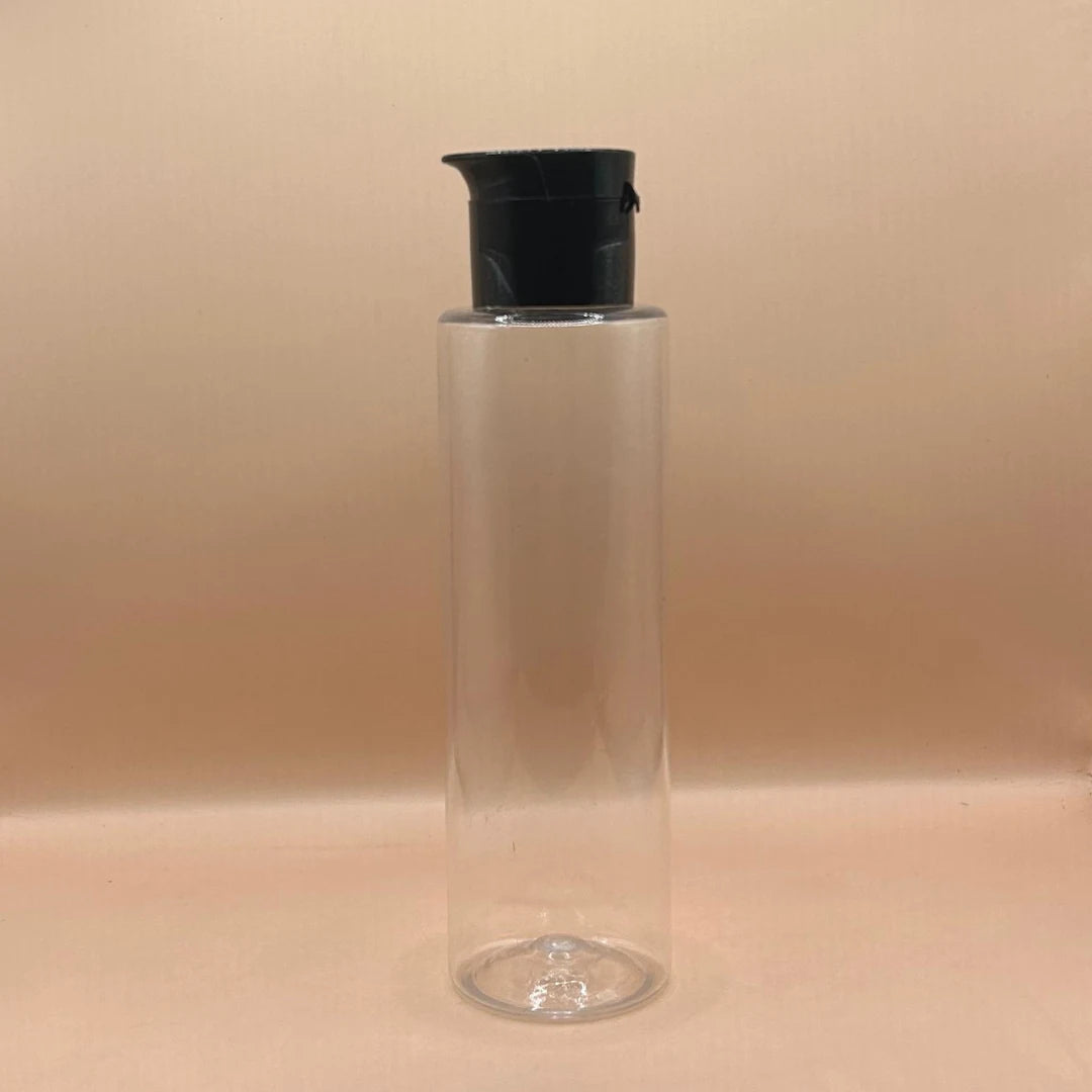 AP 100ML PET Sleek Bottle with 24/410 Beak Flip-Top Cap | Ideal for Liquid Packaging