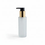 Clear Frosted Glass Bottle