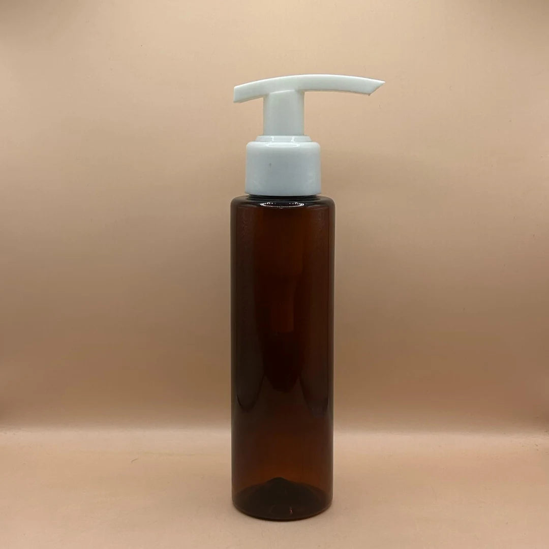 100 ml PET Sleek Bottle_Brown(white cap)