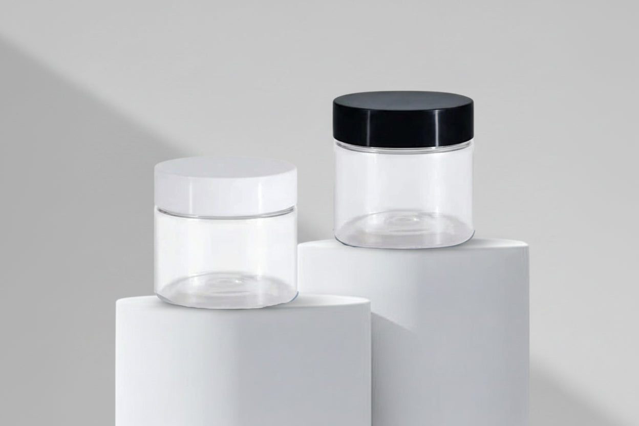 Aesthetic Pack – 15GM Acrylic Jar with Black & White Cap