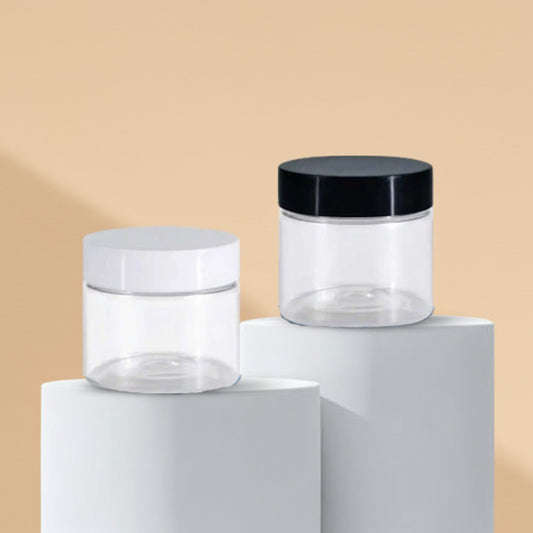 8GM Acrylic Jar with Black or White Cap