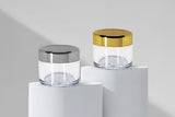 Aesthetic Pack – 5GM Acrylic Jar with Golden & Silver Cap