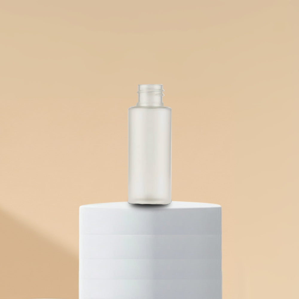 200ML Sleek White Color Cosmetic Plastic Bottle 24mm