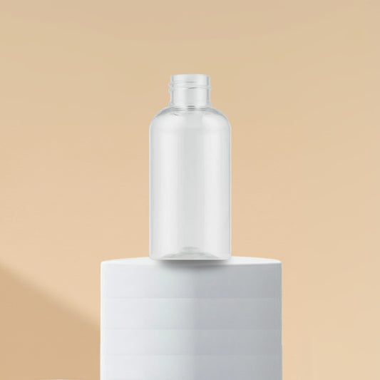 300ML Boston Transparent Plastic Bottle 24mm