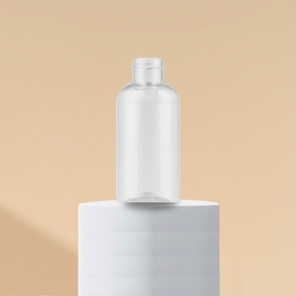 200ML Boston Transparent Plastic Bottle 24mm