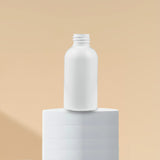 100ML Boston Milky White Plastic Bottle 24mm