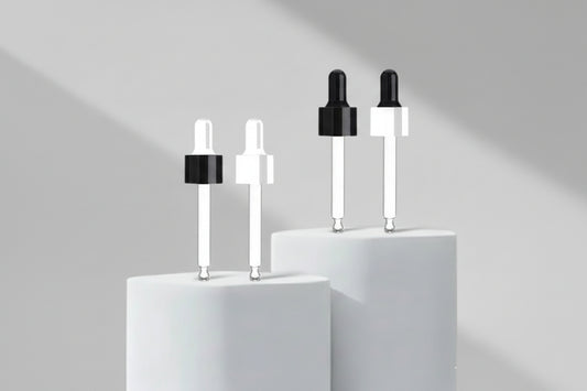 Aesthetic Pack – 18mm Glossy Smooth Dropper (White &amp; Black)