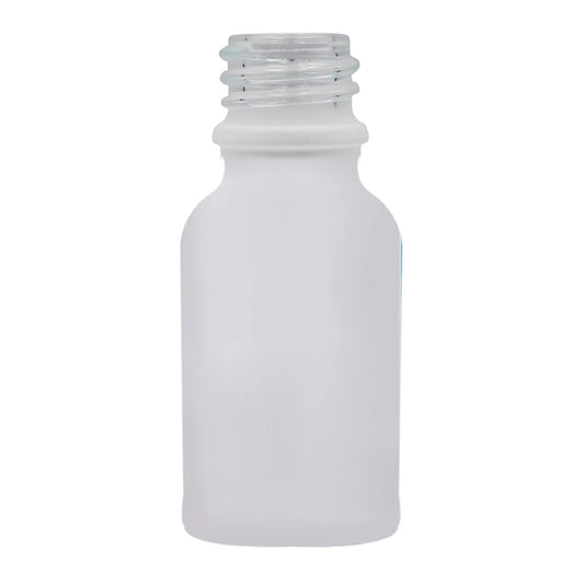 10 ml Clear Frosted Glass Bottle With 18mm Neck