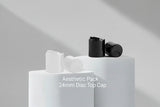 Aesthetic Pack 24mm Disc Top Cap – Black &amp; White