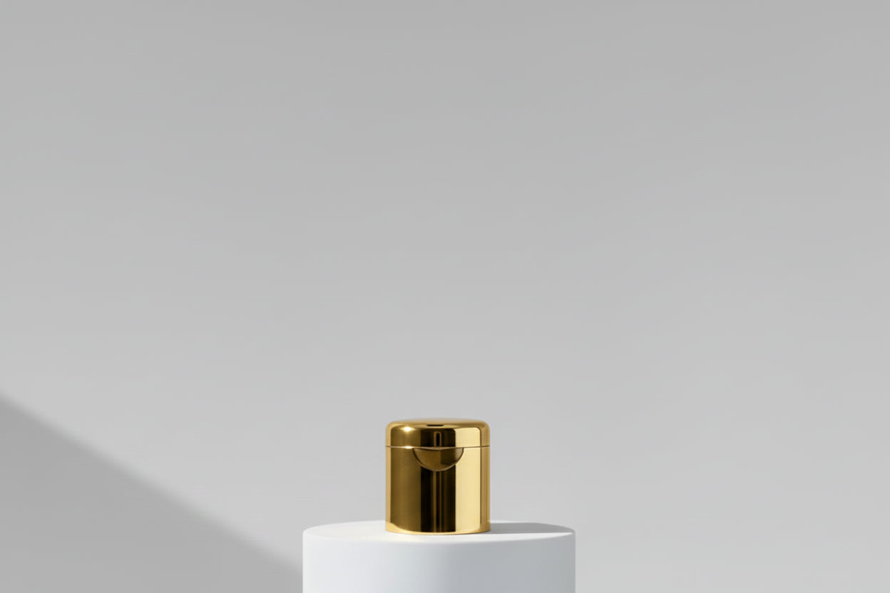Aesthetic Pack 20mm Flip Top Cap – Golden Finish