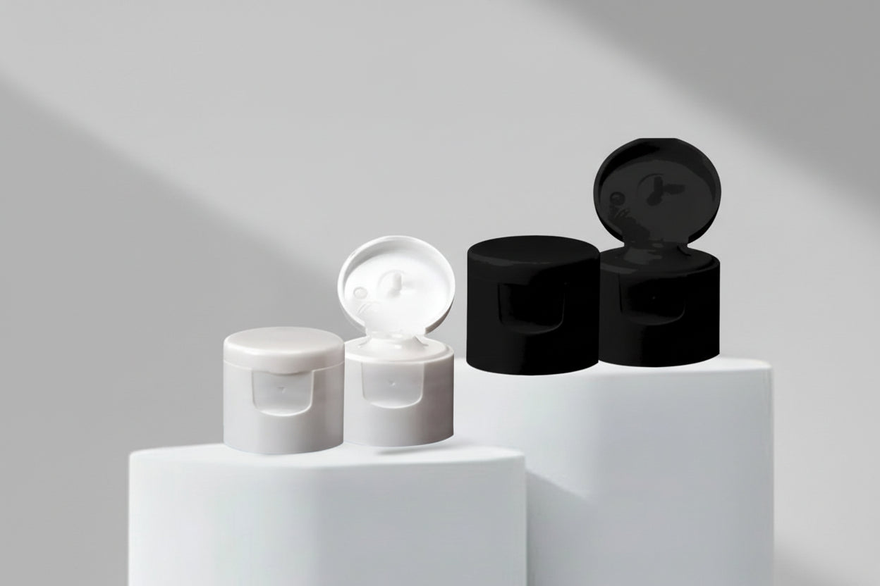 20mm Flip Top Cap – Black &amp; White