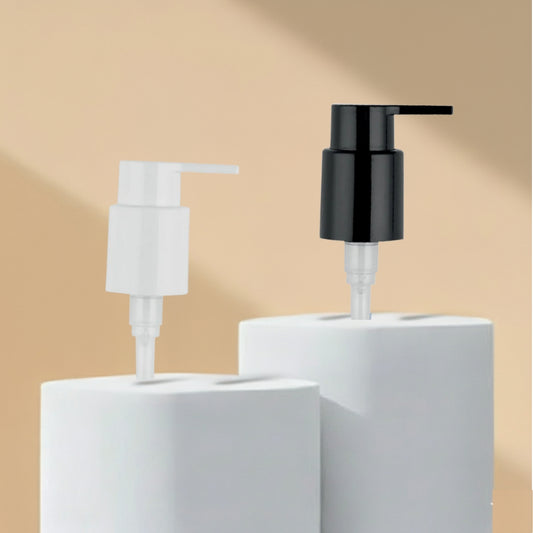 24mm Premium Lotion Pump Black and White