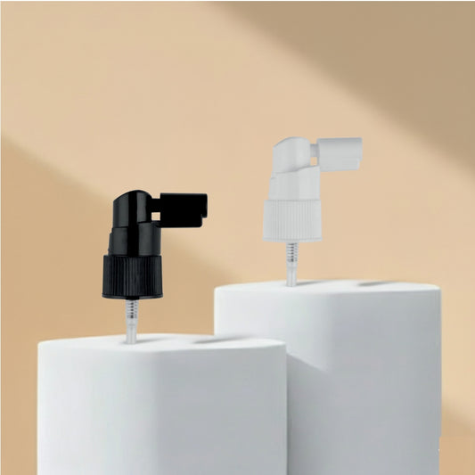 20mm Micro Nozzle Spray Pump Black and White
