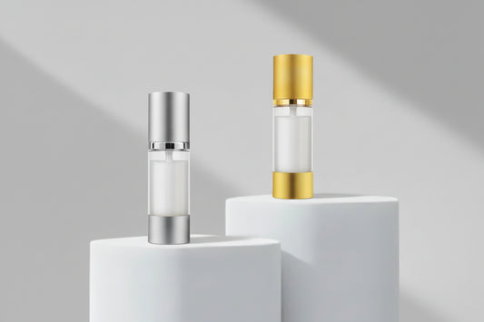 Aesthetic Pack 15ml Luxury Airless Bottle with Lotion Cream Pump