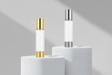 Aesthetic Pack 30ml Golden & Silver Glossy Airless Cosmetic Bottles