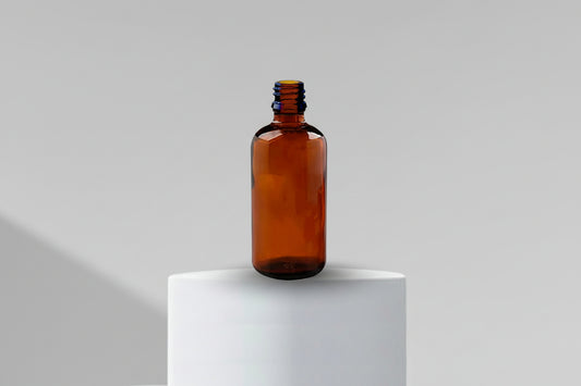 50 ml Amber Glass Bottle With 18mm Neck