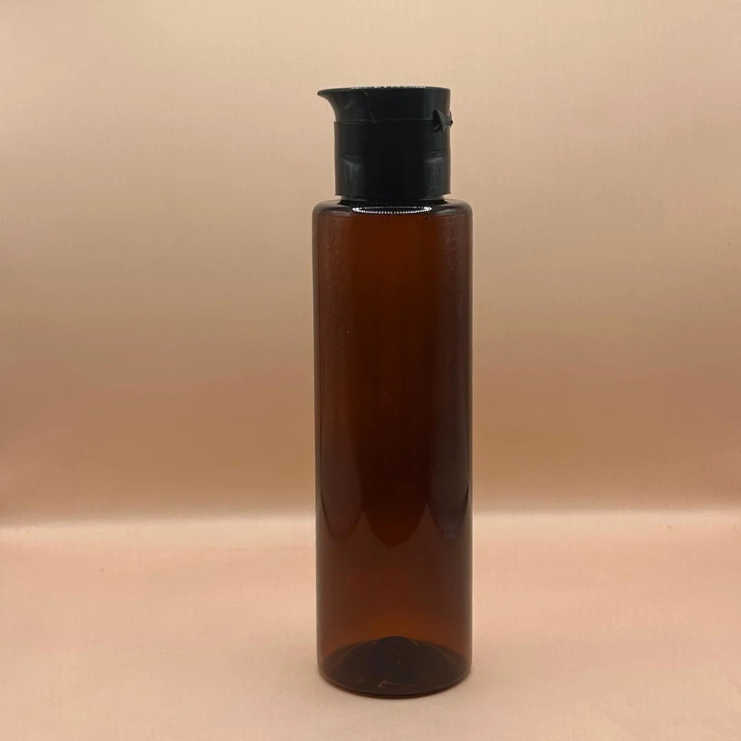 AP 100ML PET Sleek Bottle with 24/410 Beak Flip-Top Cap | Ideal for Liquid Packaging