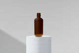 50 ml Amber Frosted Glass Bottle With 18mm Neck