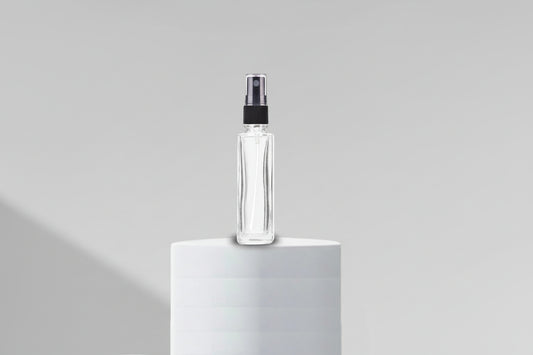 Aesthetic Pack – 8ml Perfume Spray Glass Bottle with Black Mist Pump