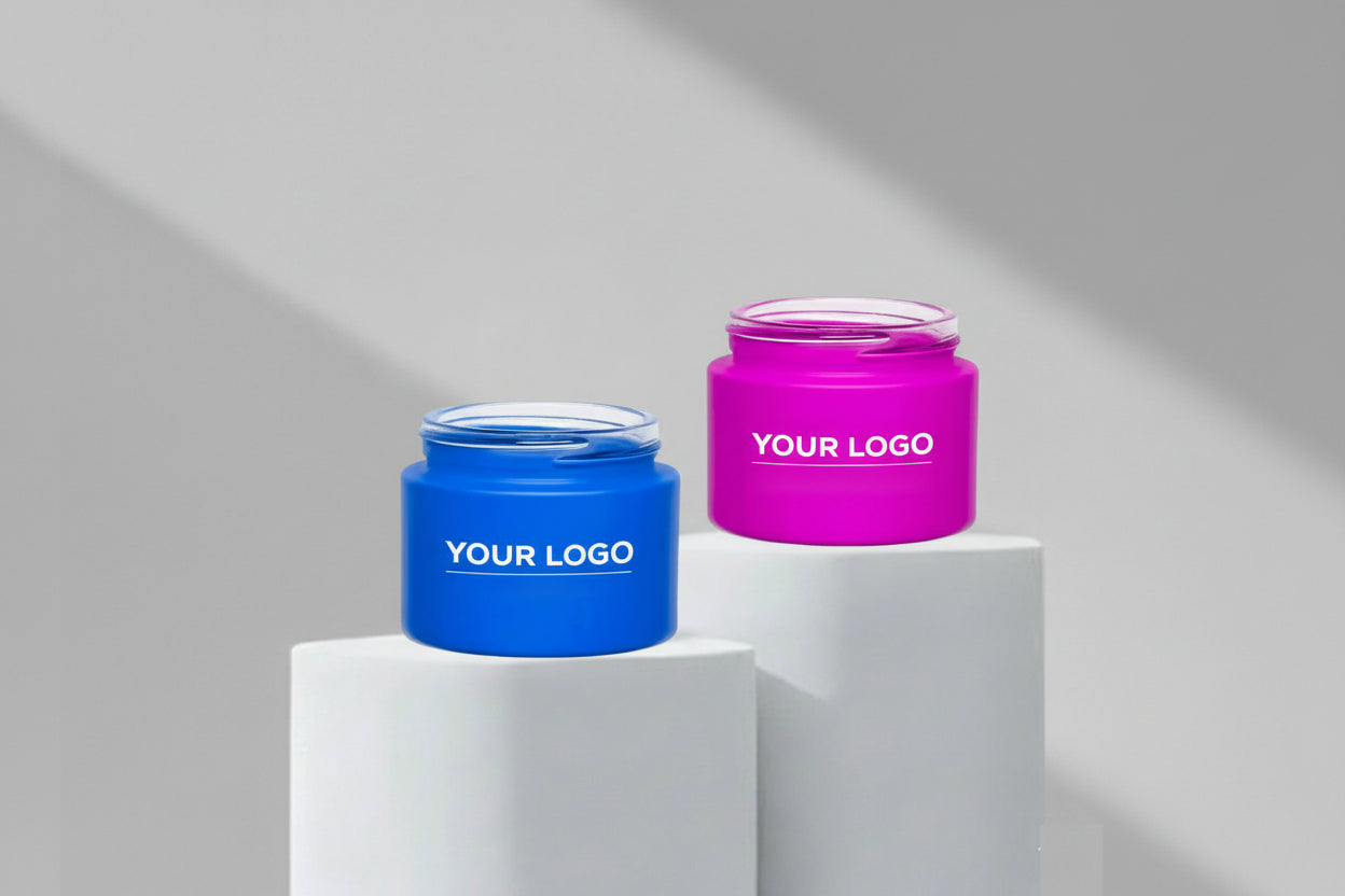 50g Customizable Coated Glass Jar