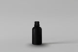 Aesthetic Pack 100ML Black Matte Glass Bottle – 18mm Neck