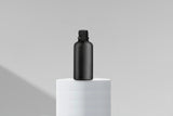 Aesthetic Pack 30ML Black Matte Glass Bottle – 18mm Neck