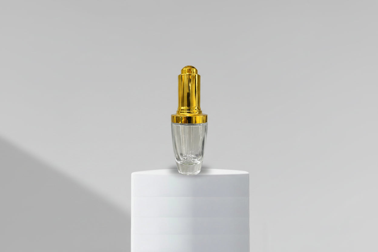 Glass Bottle Aesthetic Pack – 30ml RAS Premium Glass Dropper Bottle (20mm Neck)