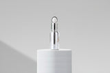 Aesthetic Pack – 30ml Silver UV Metallized Glass Dropper Bottle with Basket Dropper (18mm Neck)