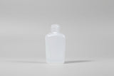 Aesthetic Pack – 30ml Clear Square Frosted Glass Bottle (18mm Neck)