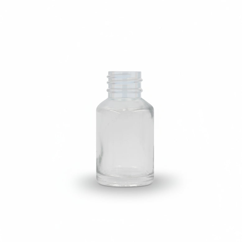 30ml Clear Slant Glass Bottle with 20mm Neck