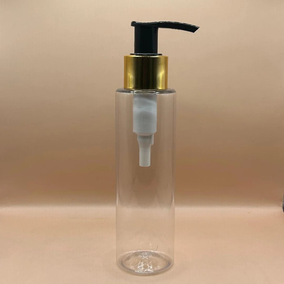 AP 100ML PET Sleek Bottle with 24/410 L1 Dispenser Pump – Perfect for Lotion, Shampoo, and More